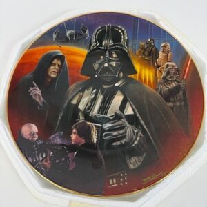 Hamilton Collection Star Wars Darth Vader Heroes Villains Plate LE 1480A 1997